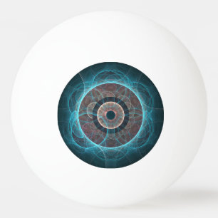 Pelota De Ping Pong Belleza de ojos marrones