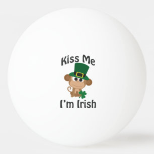 Pelota De Ping Pong ¡Bésame, soy irlandés! Mono