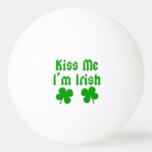 Pelota De Ping Pong Bésame soy Ping Pong Ball irlandés