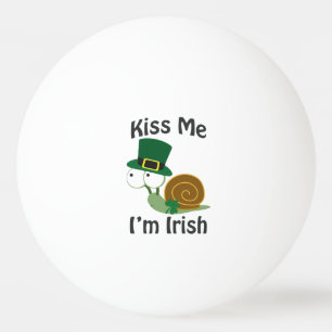Pelota De Ping Pong Bésame, soy un caracol irlandés