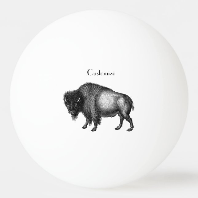 Pelota De Ping Pong Big Bison Buffalo Thunder_Cove    (Anverso)