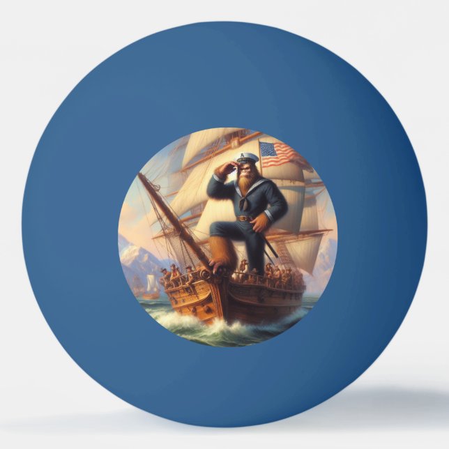 Pelota De Ping Pong Bigfoot Sailor (Anverso)