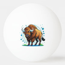 bisonte de cuernos grandes