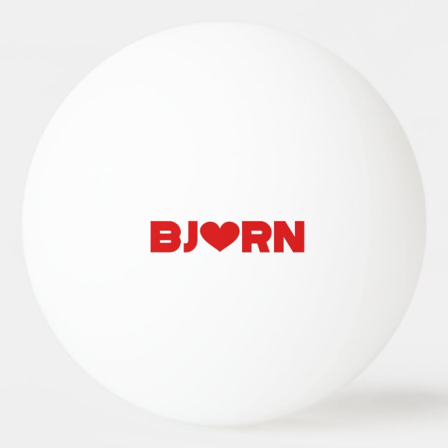 Pelota De Ping Pong Bjorn Love (Anverso)