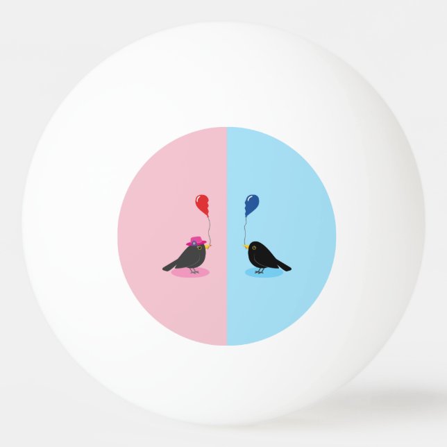 Pelota De Ping Pong Blackbird encuentra tu otra mitad (Anverso)