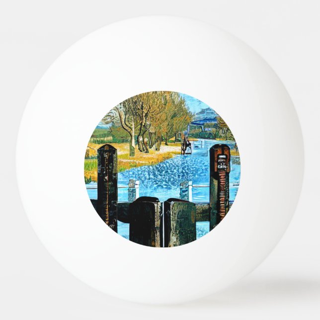 PELOTA DE PING PONG BLOQUE DE NARROWBOAT (Anverso)