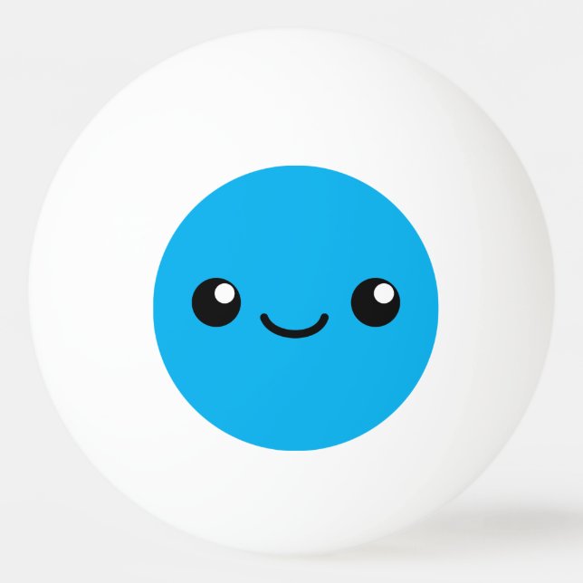 Pelota De Ping Pong Blue Cutie (Anverso)