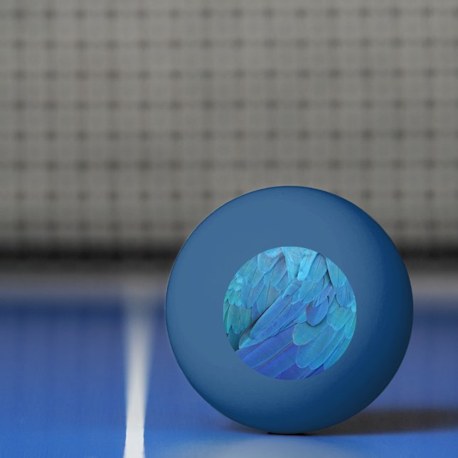 Pelota De Ping Pong Blue feathers (Neto)