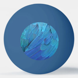 Pelota De Ping Pong Blue feathers