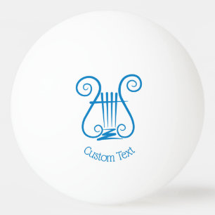 Pelota De Ping Pong Blue Lyre
