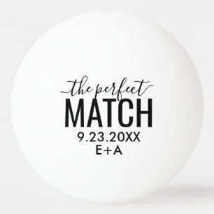 Pelota De Ping Pong Boda La Relación Perfecta