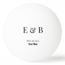 Boda Monograma Mejor regalo de hombre negro person