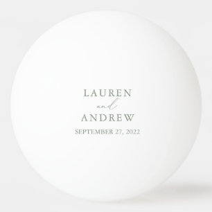 Pelota De Ping Pong Boda verde oliva Ping Pong Ball personalizado