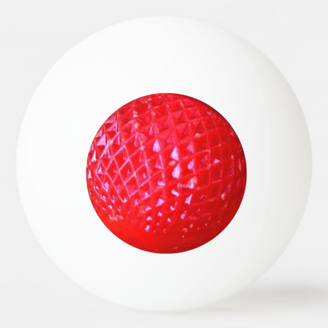 Pelota De Ping Pong Bombilla roja de navidad del LED (Anverso)