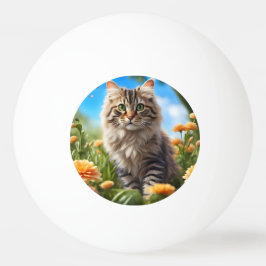 Pelota De Ping Pong Bonito jardín de gatos