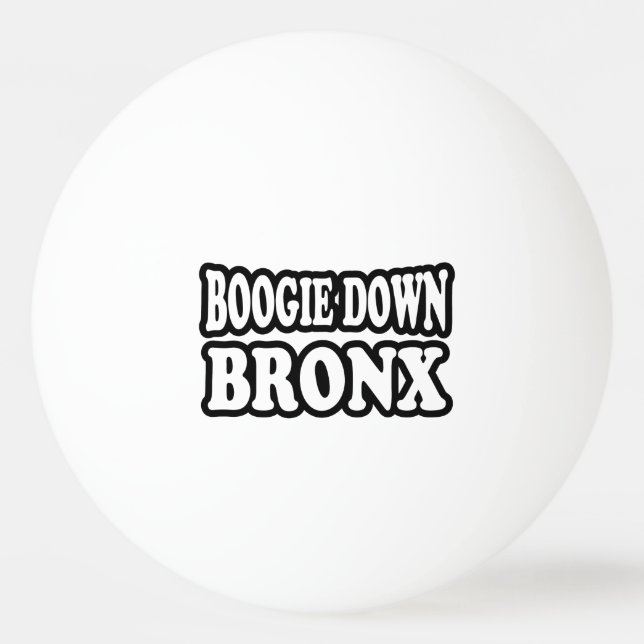 Pelota De Ping Pong Boogie Down Bronx, NYC (Anverso)