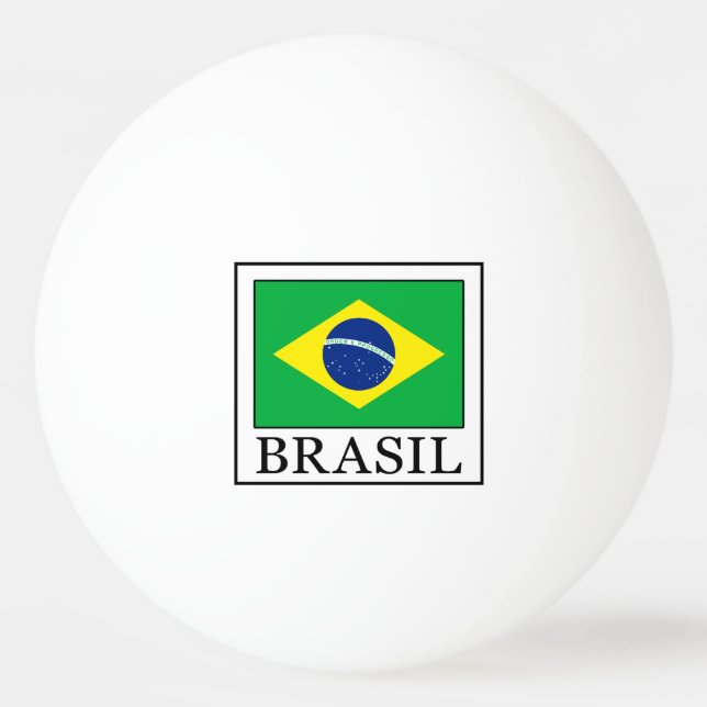 Pelota De Ping Pong Brasil (Anverso)