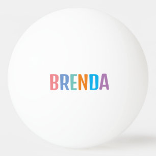 Pelota De Ping Pong Brenda