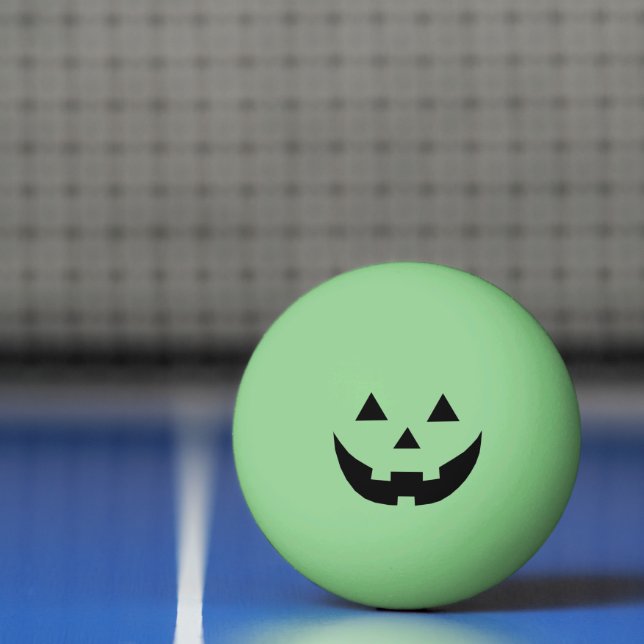 Pelota De Ping Pong Brillo gracioso en la oscuridad Jack o lantern Hal (Neto)