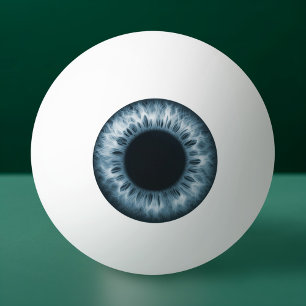 Pelota De Ping Pong Broma divertida de ojos de iris azul novedad