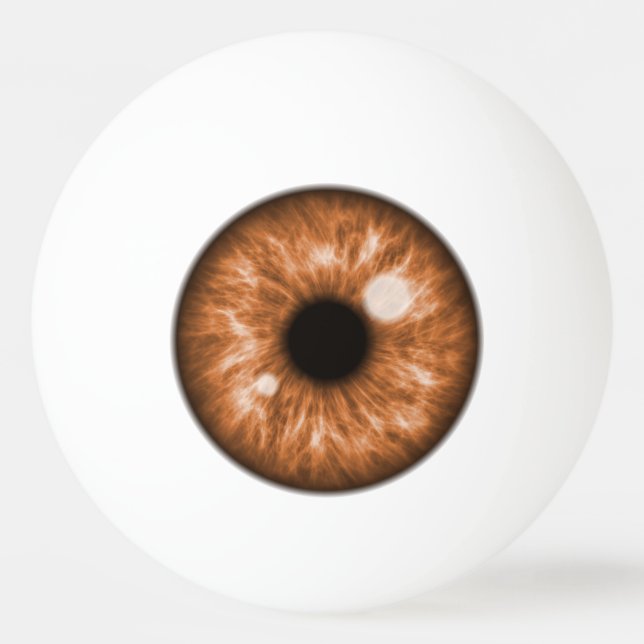 Pelota De Ping Pong Brown Eye Funny Ping Pong Ball (Anverso)