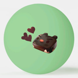 Pelota De Ping Pong Brownie de chocolate