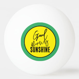 Pelota De Ping Pong Buenos días al sol