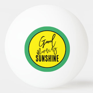 Pelota De Ping Pong Buenos días al sol