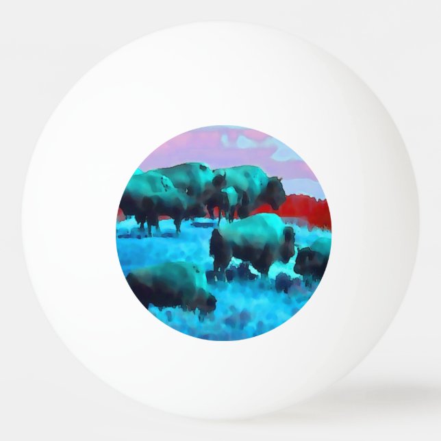 Pelota De Ping Pong Buffaloes (Anverso)