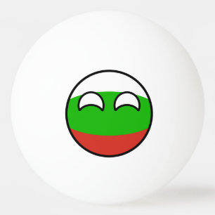 Pelota De Ping Pong Bulgaria Geeky que tiende divertida Countryball