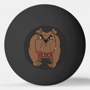 Pelota De Ping Pong Bulldog Enojado
