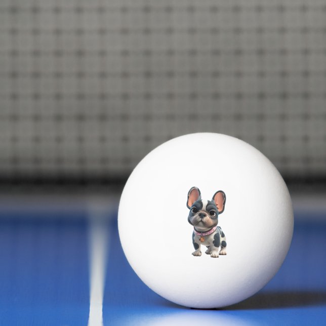 Pelota De Ping Pong Bulldog Francés (Neto)