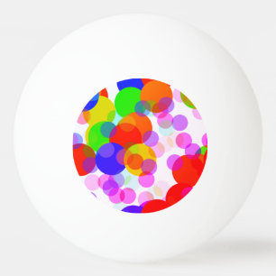 Pelota De Ping Pong Burbujas arcoiris multicolores Ping Pong Ball