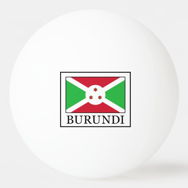 Pelota De Ping Pong Burundi (Anverso)