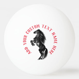 Pelota De Ping Pong Caballo Ping Pong Ball con texto Personalizado