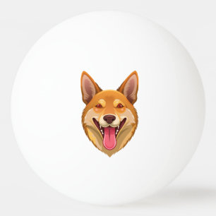 Pelota De Ping Pong Cabeza de dingo perro salvaje australiano