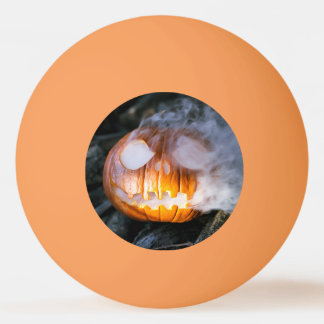 Pelota De Ping Pong Cabeza de Jack-o-Lantern del Jinete sin Cabeza en