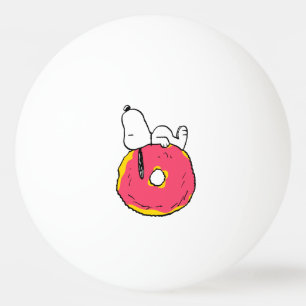 Pelota De Ping Pong Cacahuetes   Donut rosado Snoopy