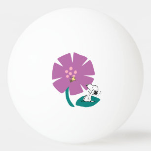 Pelota De Ping Pong Cacahuetes   Ilustración de la naturaleza Flor mor
