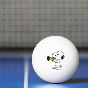 Pelota De Ping Pong Cacahuetes   Jugador de trompeta Snoopy