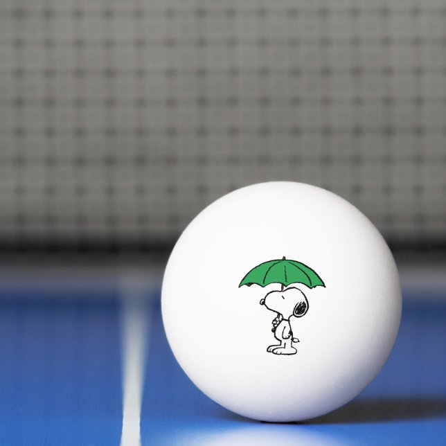 Pelota De Ping Pong Cacahuetes | Snoopy Green Umbrella (Neto)