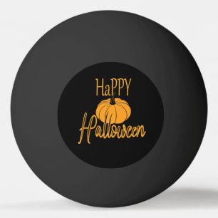 Pelota De Ping Pong Calabaza feliz de Halloween