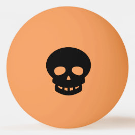 Pelota De Ping Pong Calavera oscura