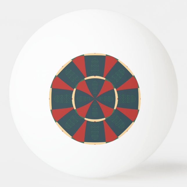 Pelota De Ping Pong Caleidoscopio manálico (Anverso)
