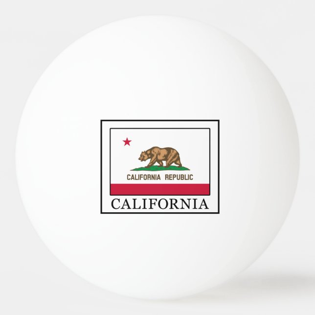 Pelota De Ping Pong California (Anverso)
