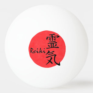 Pelota De Ping Pong Caligrafía De Reiki Y Palabra 1