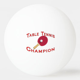 Pelota De Ping Pong Campeón de los tenis de mesa