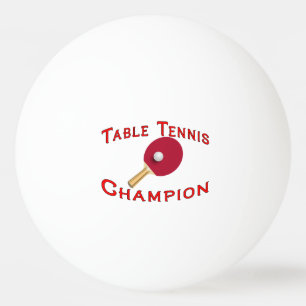 Pelota De Ping Pong Campeón de los tenis de mesa