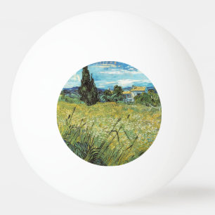Pelota De Ping Pong Campo de Trigo Verde Vincent van Gogh