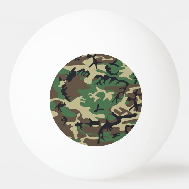 Pelota De Ping Pong Camuflaje militar (Anverso)